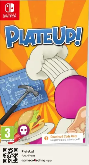 PlateUp! Nintendo Switch, PAL box front
