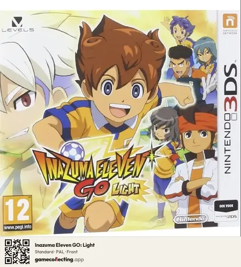 Inazuma Eleven GO: Light Nintendo 3DS, PAL box front
