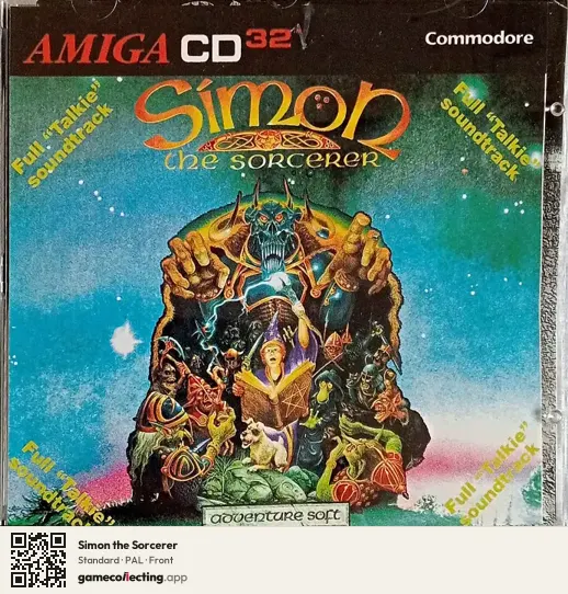 Simon the Sorcerer Amiga CD32, PAL box front