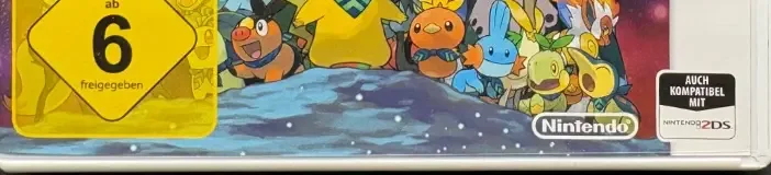 Pokémon Super Mystery Dungeon, the USK square on its front