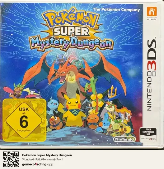 Pokémon Super Mystery Dungeon Nintendo 3DS, Germany box front