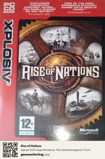 Rise of Nations Computer, United Kingdom box front
