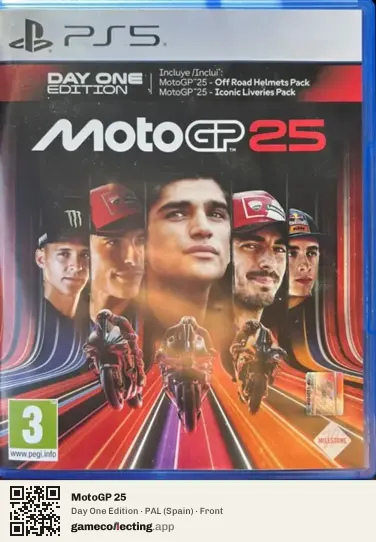 MotoGP 25 PlayStation 5, Spain box front