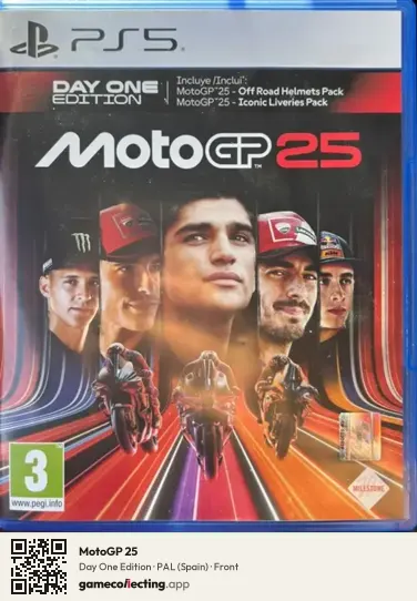 MotoGP 25 PlayStation 5, Spain box front
