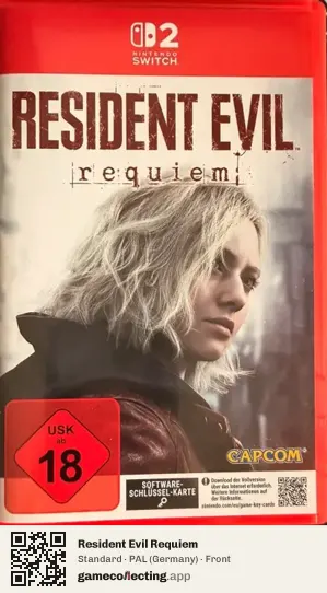 Resident Evil Requiem Nintendo Switch 2, Germany box front