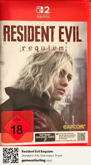 Resident Evil Requiem Nintendo Switch 2, Germany box front