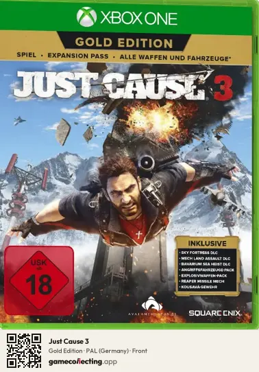 Just Cause 3 Xbox One, Germany box front