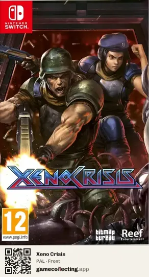 Xeno Crisis Nintendo Switch, PAL box front