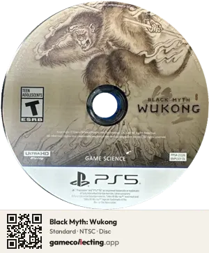 Black Myth: Wukong PlayStation 5, NTSC disc