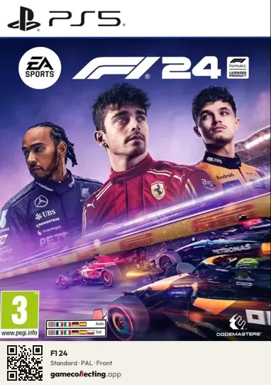 F1 24 PlayStation 5, PAL box front