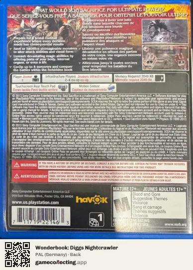 Wonderbook: Diggs Nightcrawler PlayStation 3, Germany box back