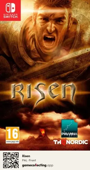 Risen Nintendo Switch, PAL box front