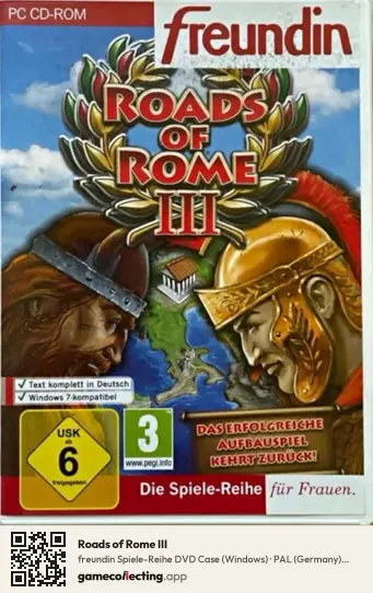 Roads of Rome III Computer, Germany box front
