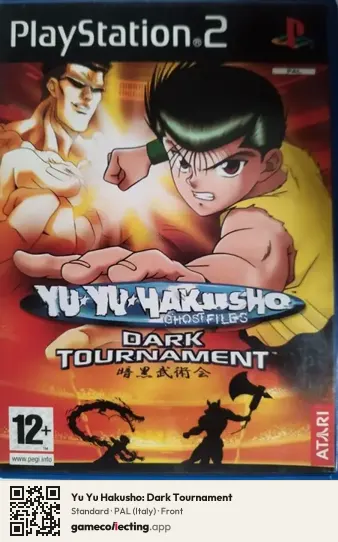 Yu Yu Hakusho: Dark Tournament PlayStation 2, Italy box front