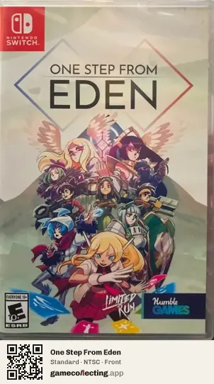 One Step From Eden Nintendo Switch, NTSC box front