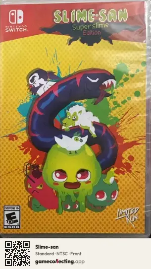 Slime-san Nintendo Switch, NTSC box front