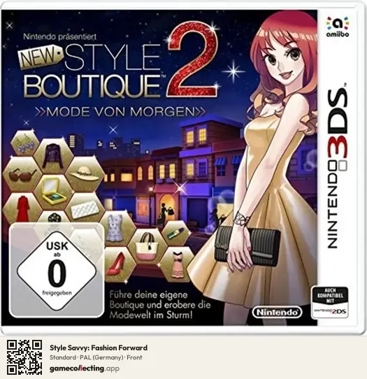 Style Savvy: Fashion Forward Nintendo 3DS, Germany box front