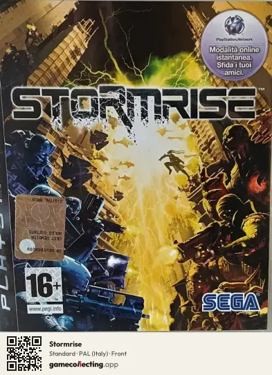 Stormrise PlayStation 3, Italy box front