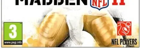 Madden NFL 11, the PEGI square on its front