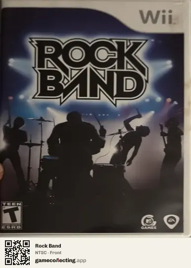 Rock Band Nintendo Wii, NTSC box front