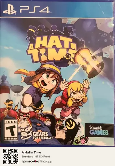 A Hat in Time PlayStation 4, NTSC box front