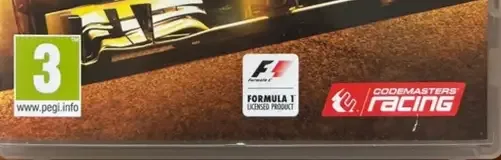 F1 2014, the PEGI square on its front