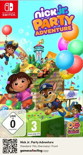 Nick Jr. Party Adventure Nintendo Switch, Germany box front