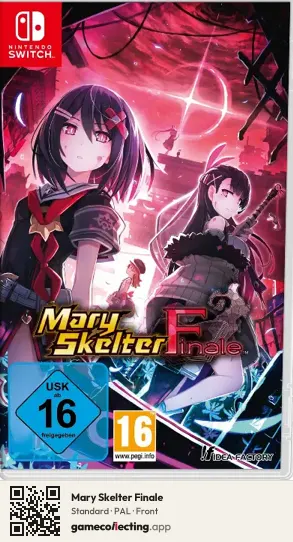 Mary Skelter Finale Nintendo Switch, PAL box front