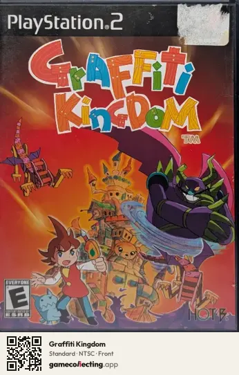 Graffiti Kingdom PlayStation 2, NTSC box front