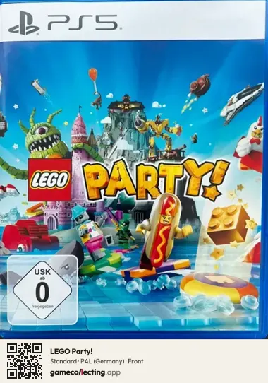 LEGO Party! PlayStation 5, Germany box front