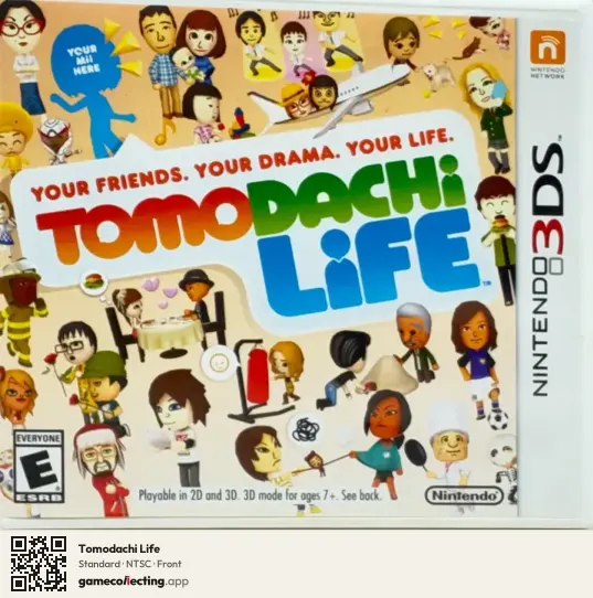 Tomodachi Life Nintendo 3DS, NTSC box front