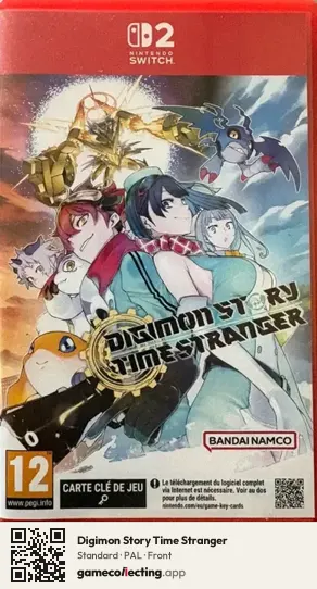 Digimon Story Time Stranger Nintendo Switch 2, PAL box front