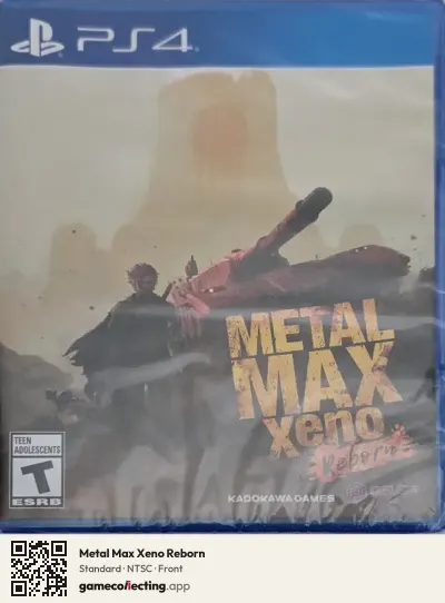 Metal Max Xeno Reborn PlayStation 4, NTSC box front