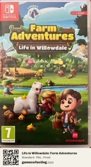 Life in Willowdale: Farm Adventures Nintendo Switch, PAL box front