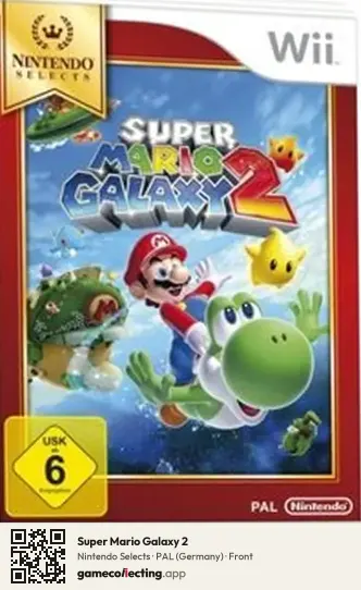 Super Mario Galaxy 2 Nintendo Wii, Germany box front