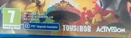 Crash Team Rumble, the PEGI square on its front