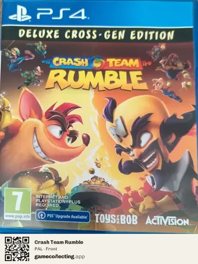 Crash Team Rumble PlayStation 4, PAL box front