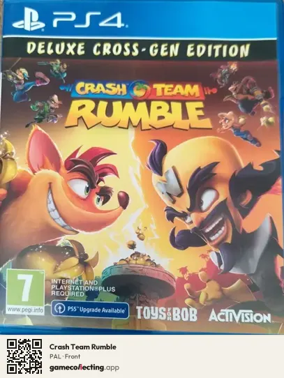 Crash Team Rumble PlayStation 4, PAL box front