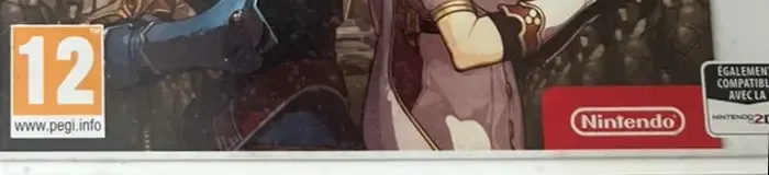 Fire Emblem Echoes: Shadows of Valentia, the PEGI square on its front