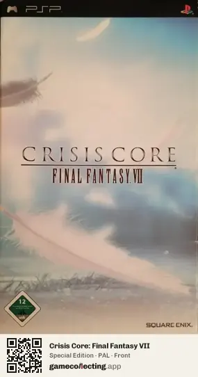Crisis Core: Final Fantasy VII PlayStation Portable, PAL box front