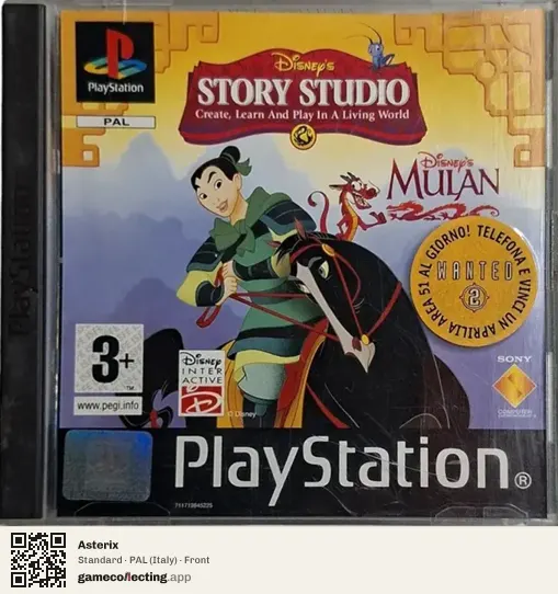 Asterix PlayStation, Italy box front