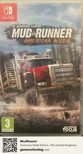 MudRunner Nintendo Switch, United Kingdom box front
