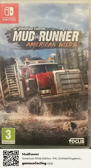 MudRunner Nintendo Switch, United Kingdom box front