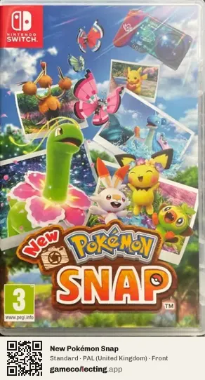 New Pokémon Snap Nintendo Switch, United Kingdom box front