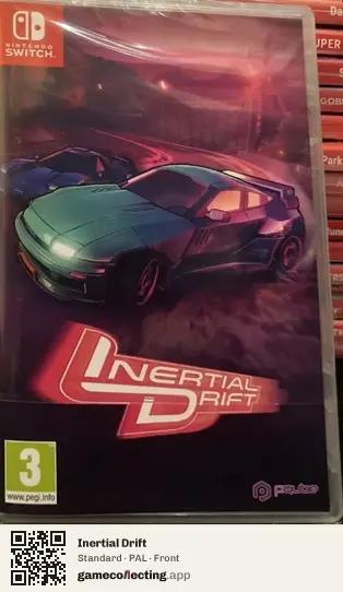 Inertial Drift Nintendo Switch, PAL box front