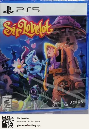 Sir Lovelot PlayStation 5, NTSC box front