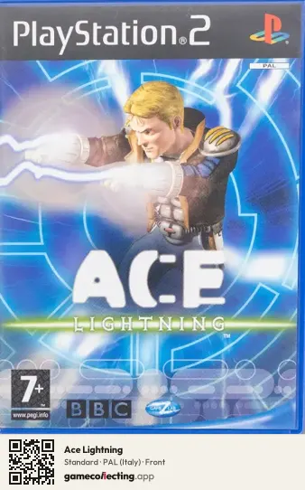 Ace Lightning PlayStation 2, Italy box front