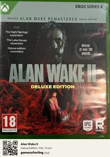 Alan Wake II Xbox Series X, PAL box front