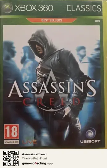 Assassin's Creed Xbox 360, PAL box front