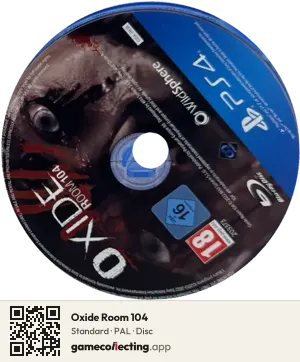 Oxide Room 104 PlayStation 4, PAL disc